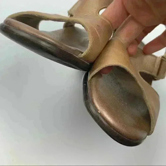 SAS sandals size 8.5 bronze leather stick strap walking comfort orthopedic - Picture 8 of 13